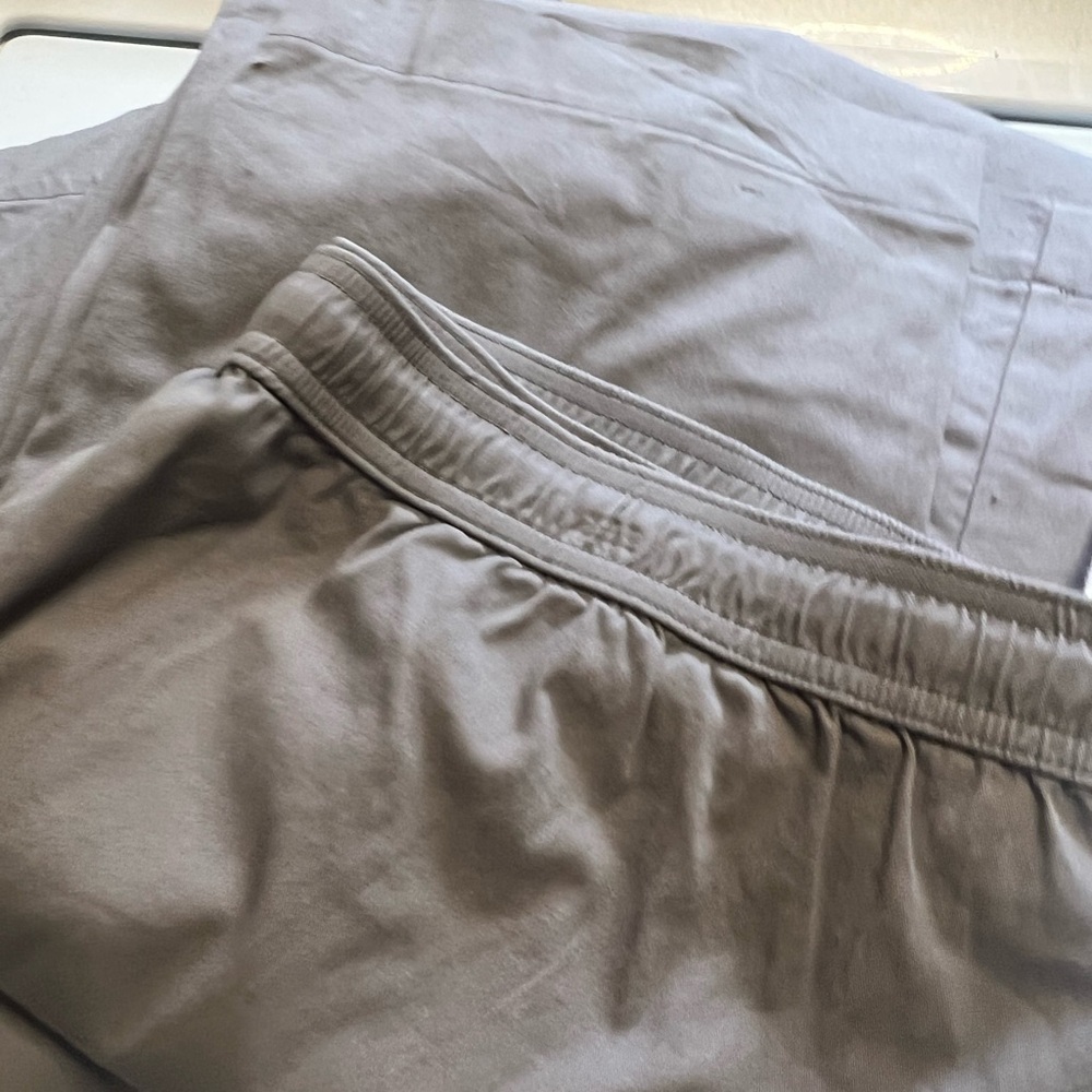 Men's Gray Elastic-Waist Pants Kingsize 2x  xxl